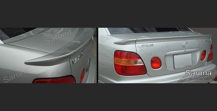 Custom Lexus GS300-400  Sedan Trunk Wing (1998 - 2005) - $425.00 (Manufacturer Sarona, Part #LX-035-TW)